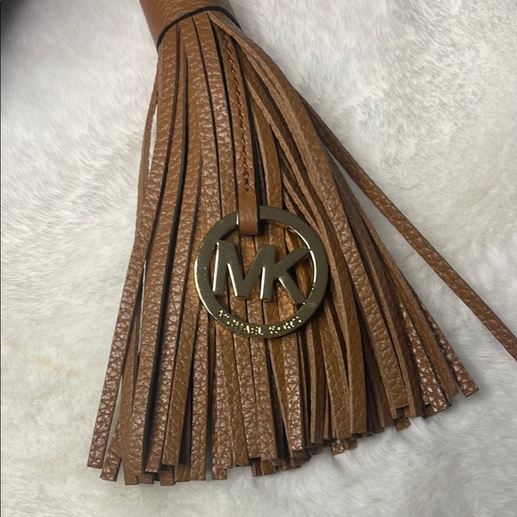 Michael Kors Denim and Tan leather Chain Shoulder/Crossbody Bag - Picture 4 of 16